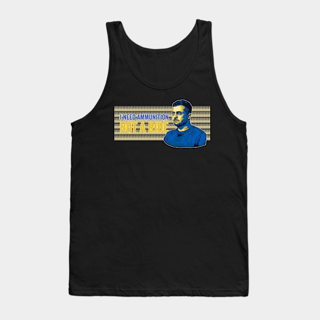 Zelenskyy: I need ammunition, not a ride Tank Top by ComPix